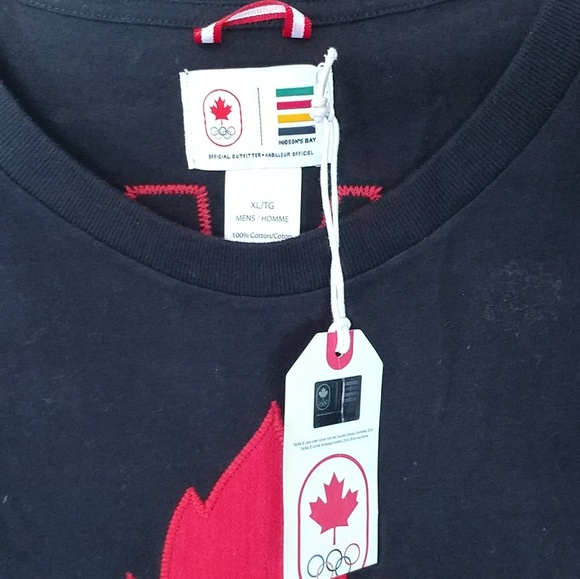 CANADIAN Olympic Games Maple Leaf logo tee XL - Picture 5 of 5